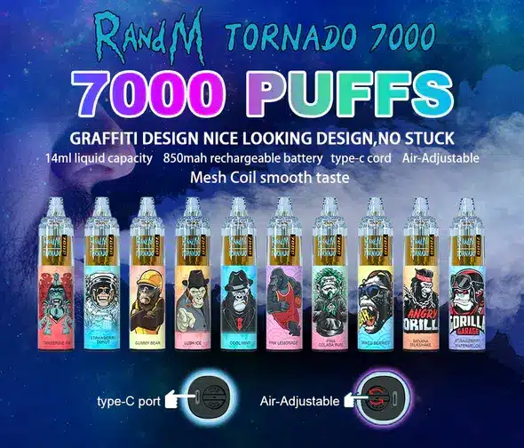 Randm Tornado7000Puffs